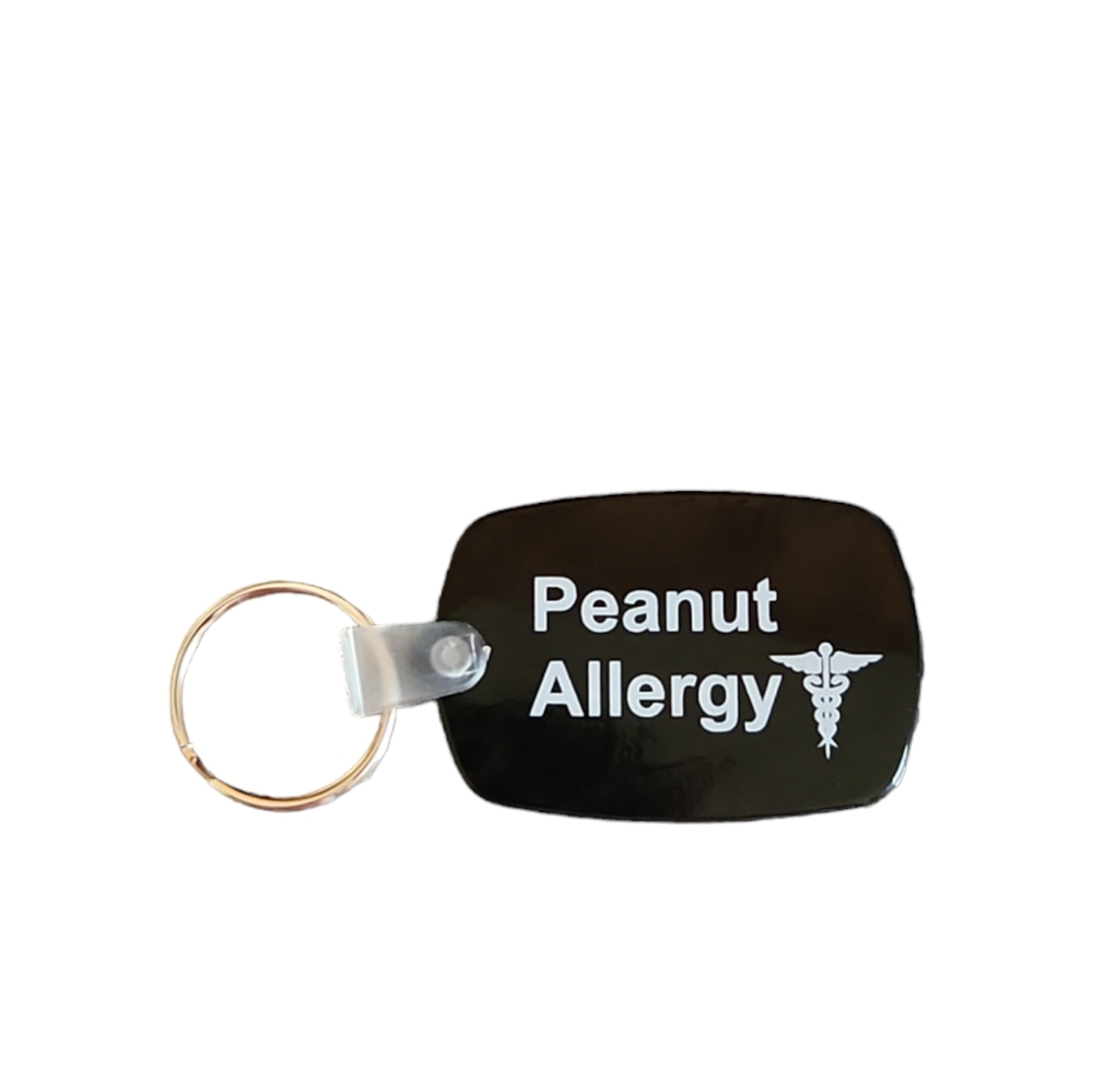 Peanut Allergy Keychain